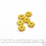 Metalen spacer 4mm (goud)