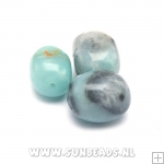 Halfedelsteen bonk 12x16mm (amazonite)