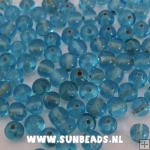 Glaskraal rond (blauw)