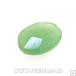 Halfedelsteen ovaal facet 14x10mm (green aventurine)