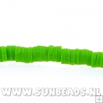 Fimo schijfje 4mm (appelgroen)