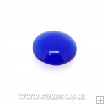 Plaksteen rond 12mm (donkerblauw)