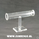 Armband standaard, liggend, plexi, transparant, 1 rol Armband standaard, liggend, plexi, transparant, 1 rol