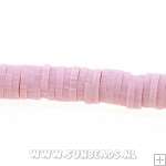 Fimo schijfje 6mm (lichtroze)