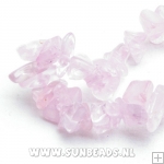 Chips streng halfedelsteen (roze)