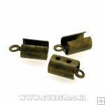 Veterklem rond 5x12mm (oudgoud)