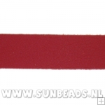 Plat PU leer 10mm (rood)