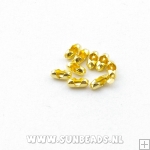 Ball chain slot 2mm goud