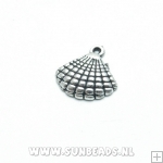 Metalen bedel schelp