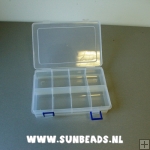 Sorteerdoos, 8 vaks, klep Sorteerdoos, 8 vaks, klep