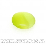 Plaksteen rond 14mm (lichtgroen)