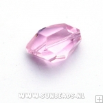 Facet kraal brokje 20mm (roze)