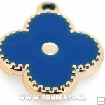 Kunststof hanger bloem (blauw)