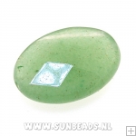 Halfedelsteen ovaal facet 18x25mm (green aventurine)