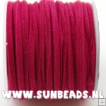 Suede veter 10meter (fuchsia)