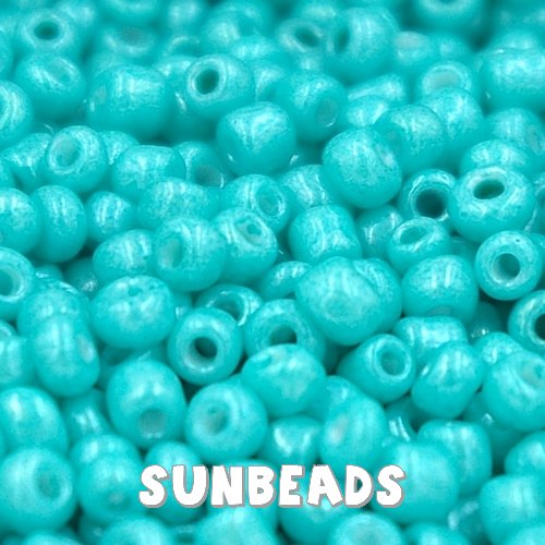 Rocailles 3mm (turquoise) - Klik op de afbeelding om het venster te sluiten