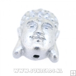Resin kraal buddha 24mm (zilver)