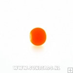 Glaskraal rond 8mm (neonoranje)