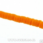 Fimo schijfje 4mm (oranje)