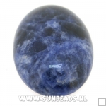 Plaksteen ovaal 18x25mm sodalite