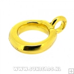 Metalen ring met oog (goud)