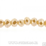 Facetkraal 4x3mm (light peach)