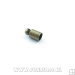 Leerkapje 3x6mm (oudgoud)