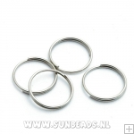 Splitring 8mm (zilver)