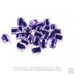 Rocailles 3x2mm (blauw)