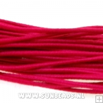 Elastiek gekleurd 1mm (fuchsia)