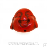 Turquoise kraal buddha 20mm (rood)