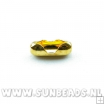 Ball chain slot 6.0mm goud