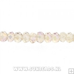 Facetkraal donut 3x2mm (champagne)