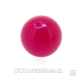 Halfedelsteen rond 10mm (ruby)