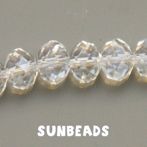 Facet kraal donut 12x8mm (crystal) - Klik op de afbeelding om het venster te sluiten