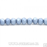 Facetkraal donut 3x2mm (donkergrijs)