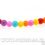 Turquoise kraal 4mm (mix)