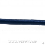 Rondleer 2mm donkerblauw, 3mtr