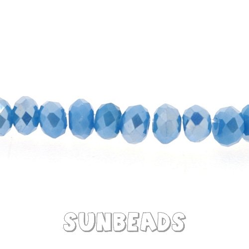 Facetkraal donut 3x2mm (blauw AB) - Klik op de afbeelding om het venster te sluiten