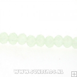 Facetkraal donut 3x2mm (zachtgroen)