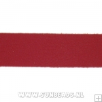 Plat PU leer 10mm (rood)