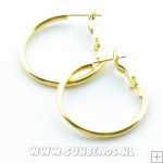 Creolen goud 33mm