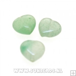 Halfedelsteen hart 8mm (green aventurine)