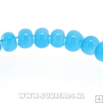 Glaskraal rond 4mm (turquoise)