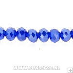 Facetkraal 4x3mm (blauw)