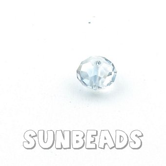 Facet kraal donut 6x4mm (iceblue AB) - Klik op de afbeelding om het venster te sluiten