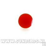 Glaskraal rond 10mm (rood)