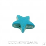 Turquoise kraal ster 10mm (turquoise)