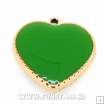 Kunststof hanger hart (groen)