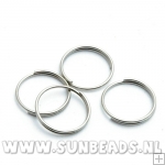 Splitring 12mm (zilver)